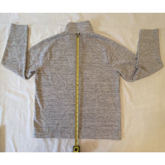 Banana Republic Pullover Men’s Small Gray Moisture Wicking 1/4 Zip Long Sleeve - Picture 13 of 16